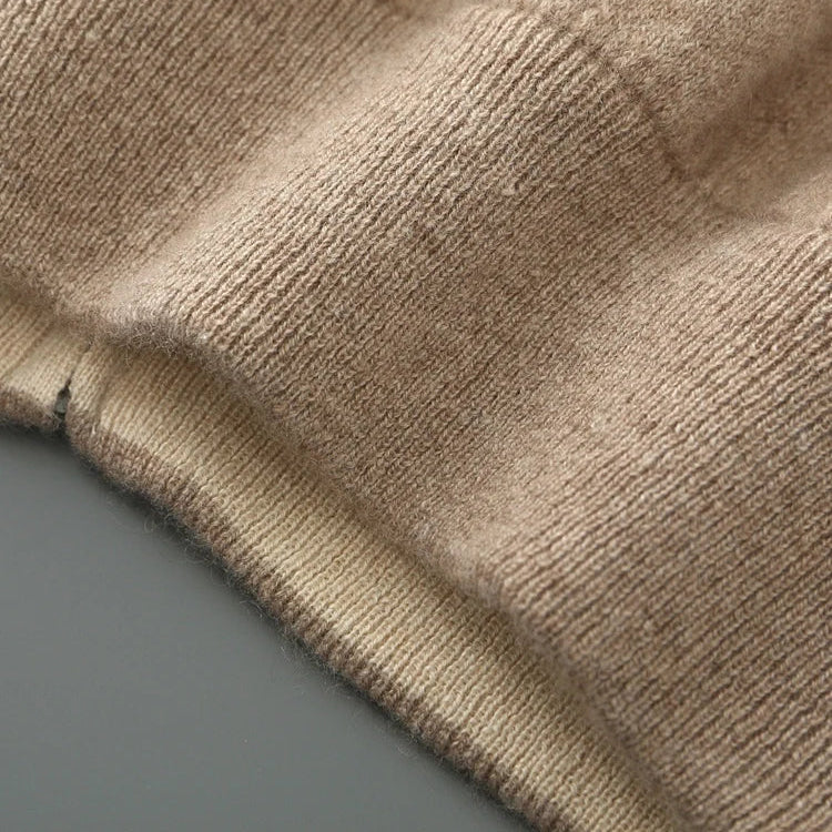 Cashmere Zip Cardigan